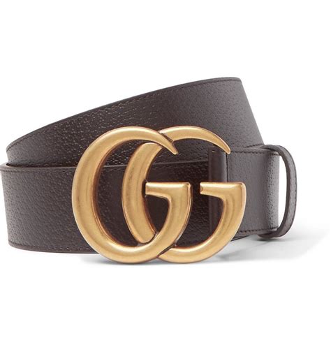 black vs brown Gucci belt